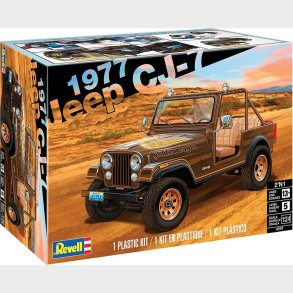 Revell - 1977 Jeep Cj-7 Modelbil Byggest - 1:24 - 14547