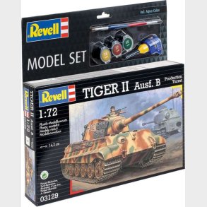 Revell - Tiger Ii Ausf. B Model Tank Byggest - 1:72 - 63129