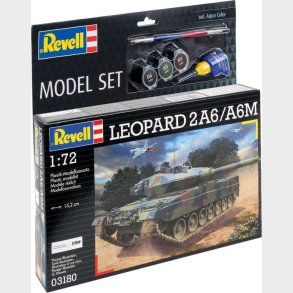 Revell - Leopard 2a6/a6m Kampvogn Byggest - 1:72 - 63180