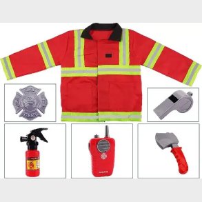 Brandmand Udkldning Til Brn - Med Tilbehr - 3+ r