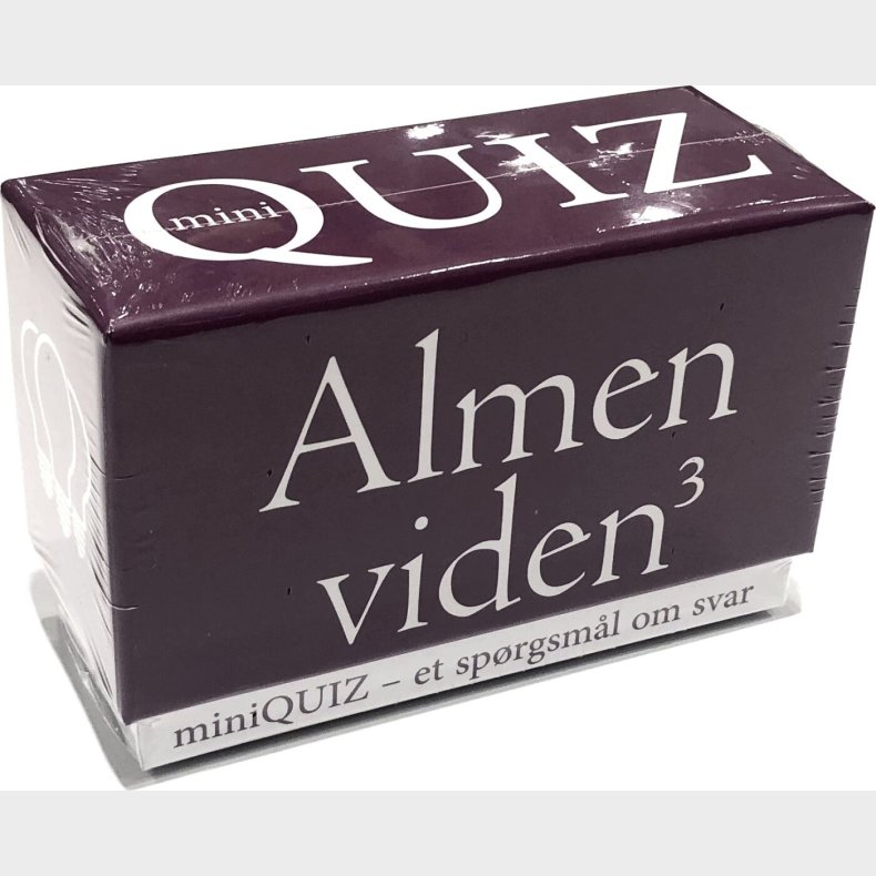 Almen Viden 3 Quiz Med 600 Sprgsml - Miniquiz