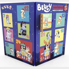 Bluey Julekalender - Adventskalender Med 24 Bger