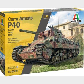 Italeri - Carro Armato P40 Model Tank Byggest - 1:35 - 6599