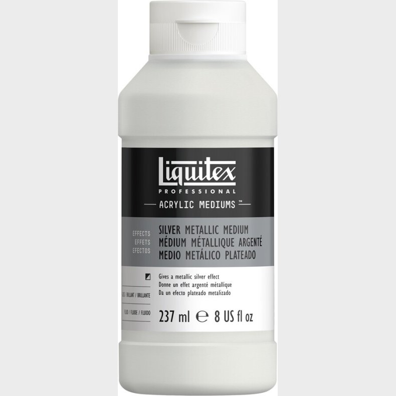 Liquitex - Silver Metallic Medium 237 Ml - Acrylic Mediums