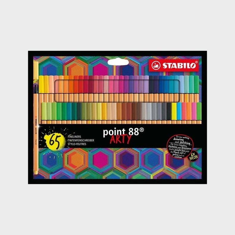 Stabilo - Tusser - 88 Fineliner Point Arty - 65 Farver