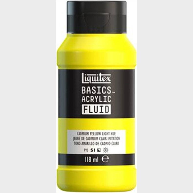 Liquitex - Basics Akrylmaling - Cadmium Yellow Light Hue 118 Ml