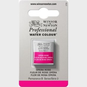 Winsor & Newton - Akvarelfarve 1/2 Pan - Opera Rose