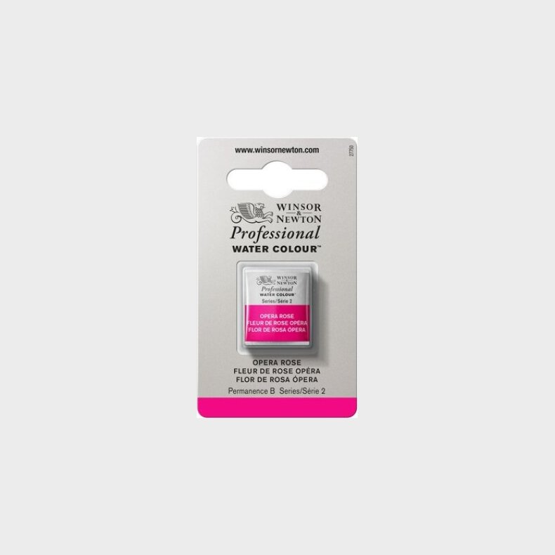Winsor &amp; Newton - Akvarelfarve 1/2 Pan - Opera Rose