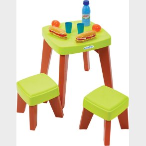 Picnic Bord Og Stole St Til Brn - Med Legemad - Ecoiffier