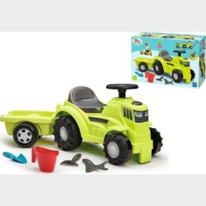 Ecoiffier - Traktor Gbil Med Trailer Og Tilbehr