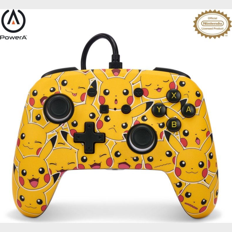 Powera Enhanced Wired Controller For Nintendo Switch - Pikachu Moods