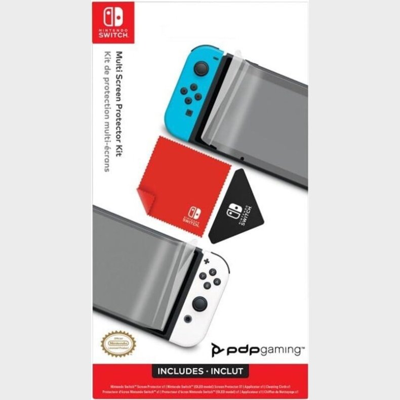 Nintendo Switch Skrmbeskyttelse Kit - Pdp