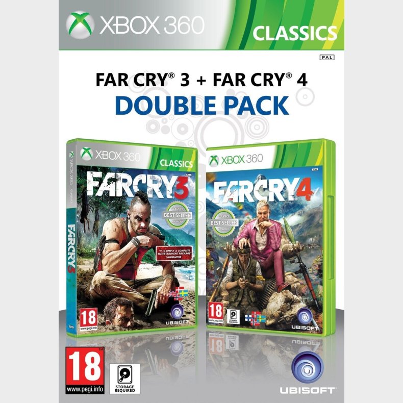 Far Cry 3 + Far Cry 4 (double Pack) - Xbox 360