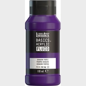 Liquitex - Basics Fluid Akrylmaling - Dioxazine Purple 118 Ml