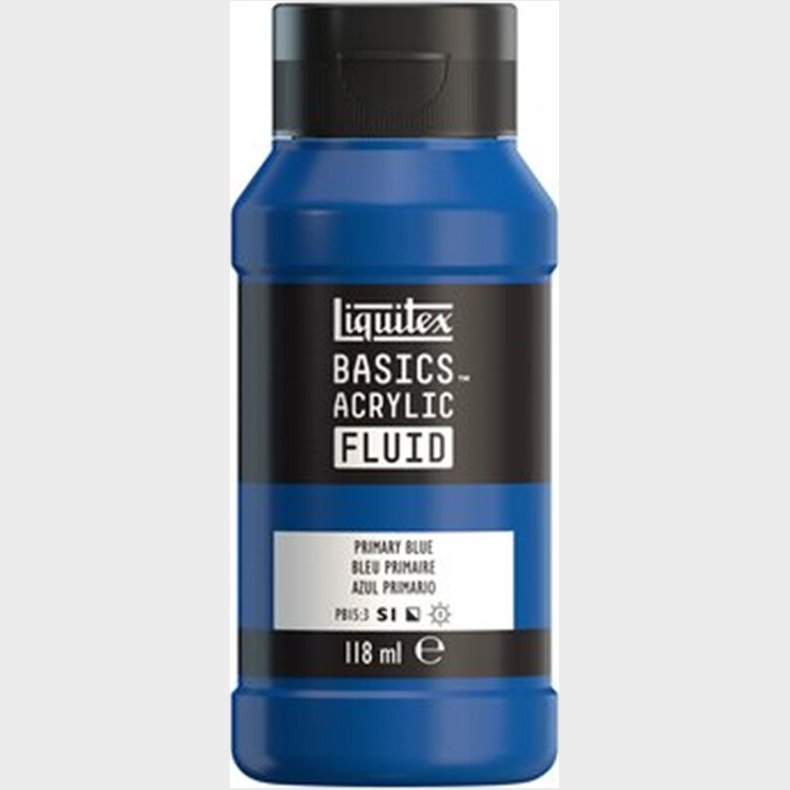 Liquitex - Basics Fluid Akrylmaling - Primary Blue 118 Ml