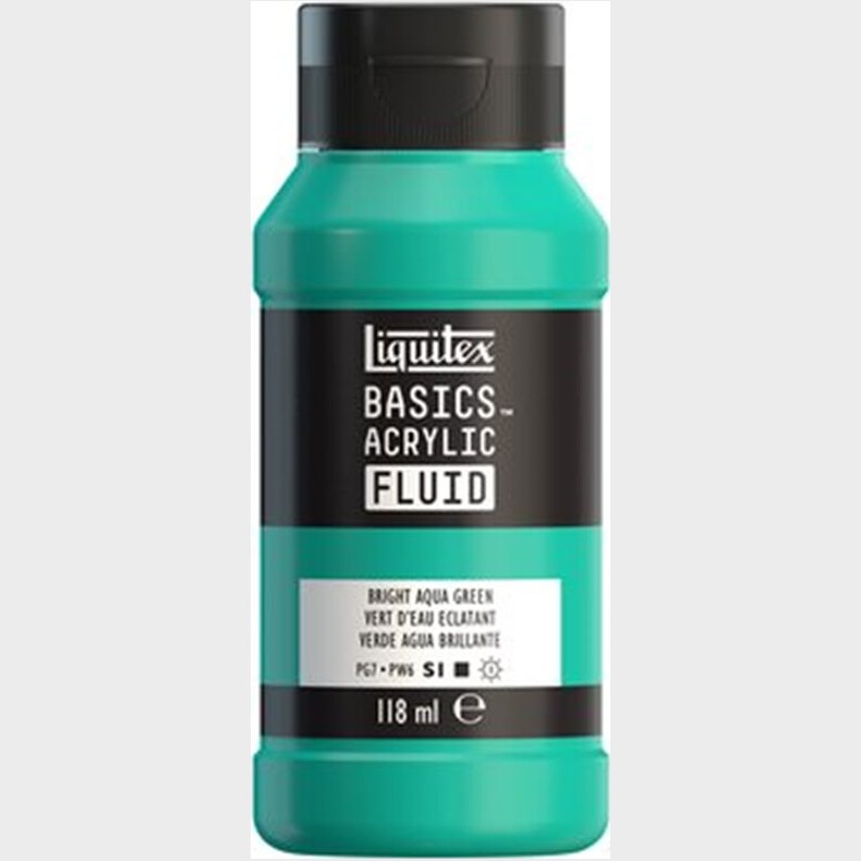 Liquitex - Basics Fluid Akrylmaling - Bright Aqua Green 118 Ml