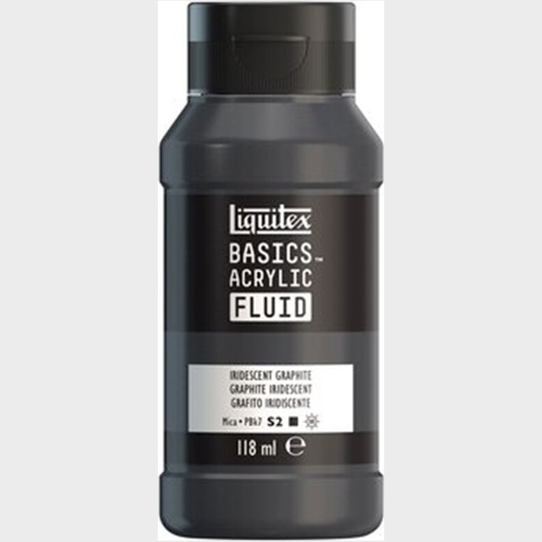 Liquitex - Basics Fluid Akrylmaling - Iridescent Graphite 118 Ml