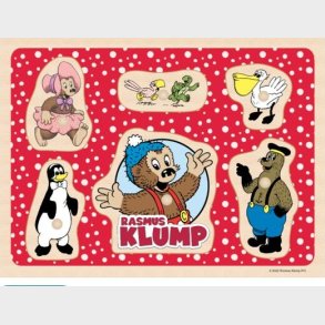 Rasmus Klump - Knoppuslespil I Tr - 6 Brikker