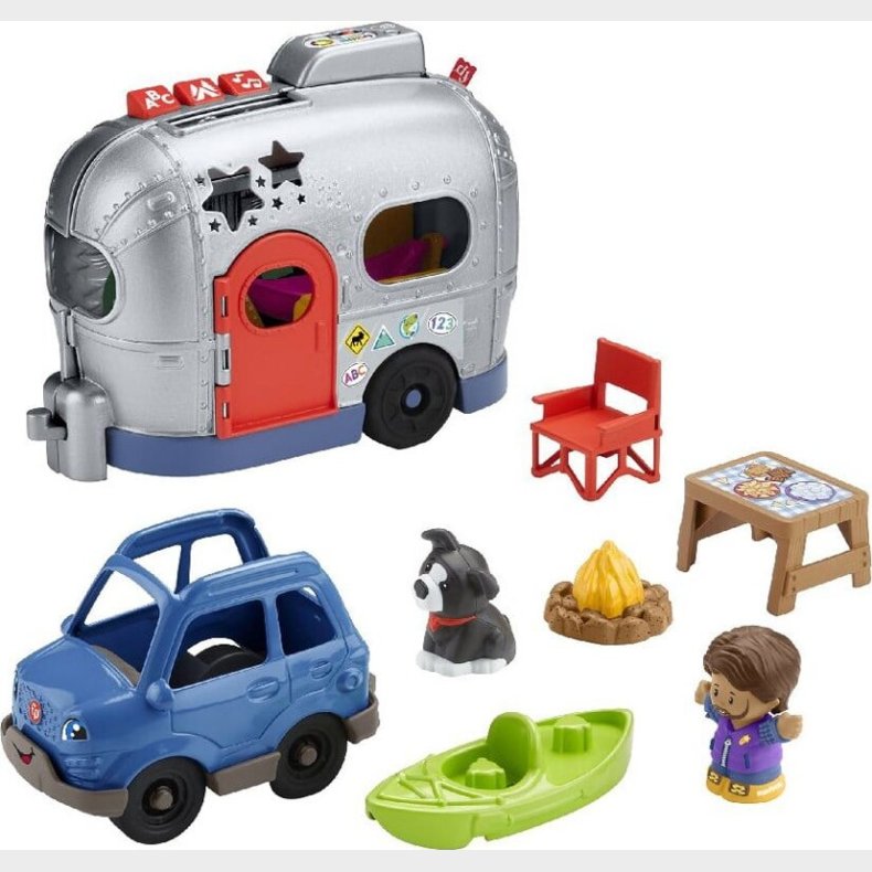 Fisher-price - Little People Camper Legest Med Lys Og Lyd