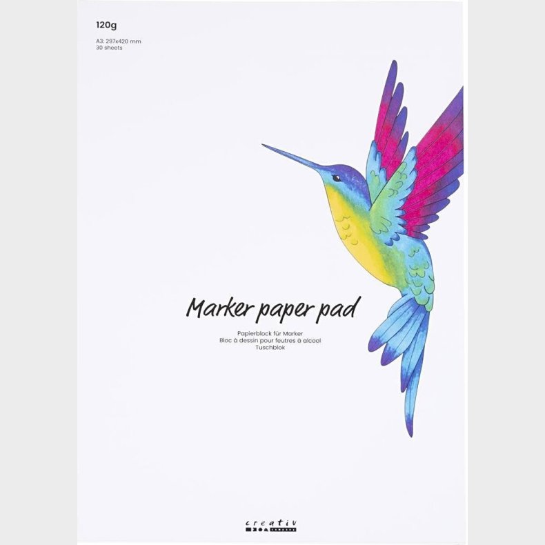 Tegneblok - A3 - 30 Ark