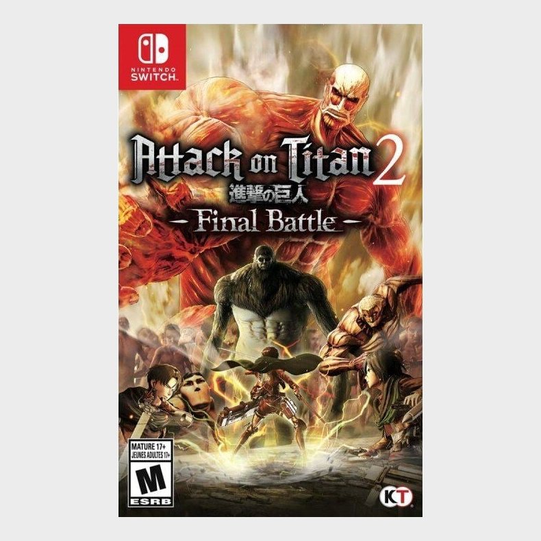 Attack On Titan 2: Final Battle (import) - Nintendo Switch