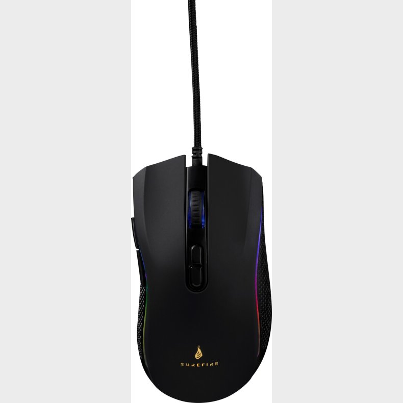 Surefire - Hawk Claw Gaming Mus - Rgb - Sort - 6.400 Dpi