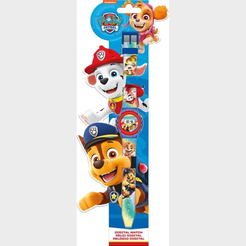 Paw Patrol - Armbndsur - Digitalt - Bl