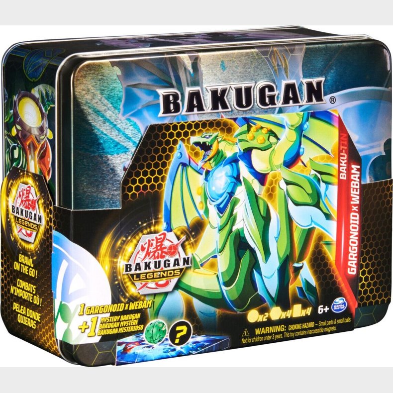 Bakugan Legetj - Legends Baku-tin - Gargonoid X Webam