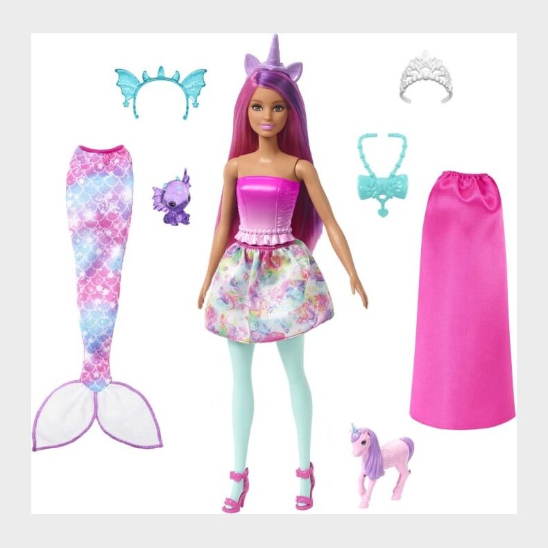 Barbie - Dreamtopia Dukke Med 18+ Looks