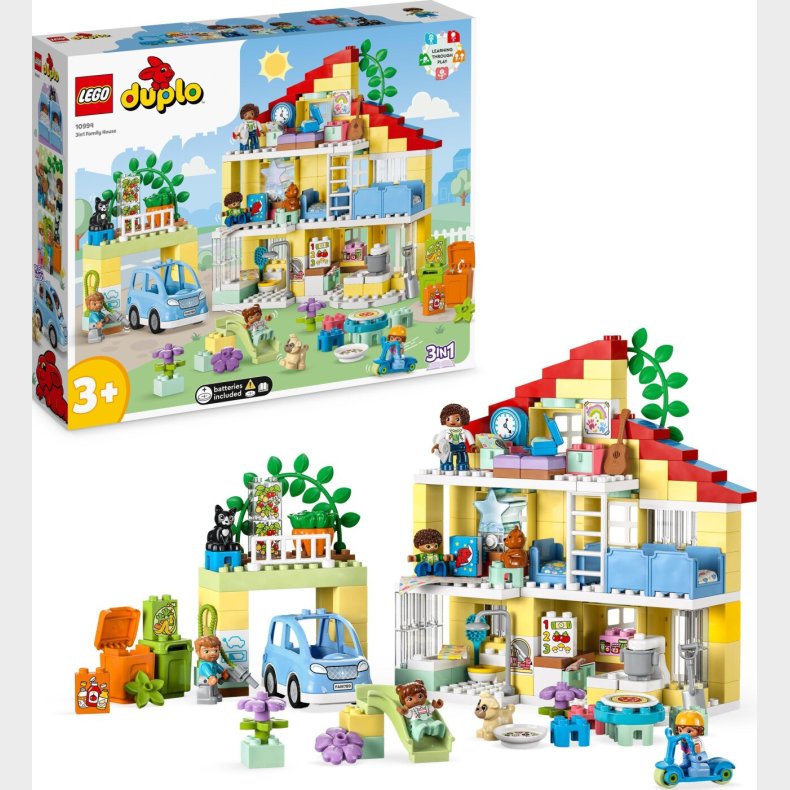 Lego Duplo - Familie Hus 3-i-1 - 10994