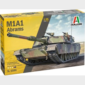 Italeri - M1a1/a2 Abrams Tank Byggest - 1:35  - 6596
