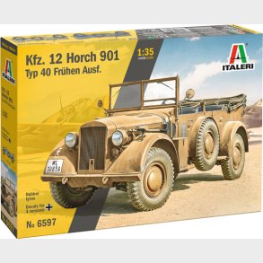 Italeri - 1:35 Kfz. Horch 901 Typ 40 Frühe Ausf. - 6597s
