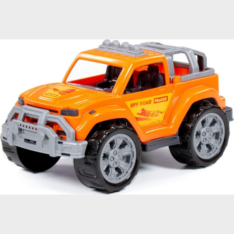 Jeep Legetjs Bil Til Brn - Polesie - Orange - 27 Cm