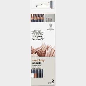Winsor & Newton - Studio Collection Sketching Pencils St - 5 Dele