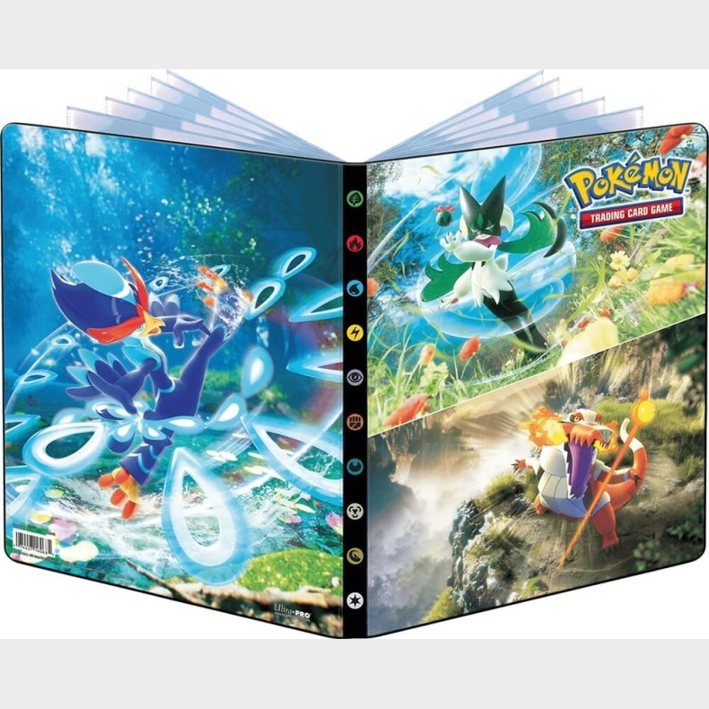 Pok&eacute;mon Kort Mappe - 9 Lommer - Paldea Evolutions