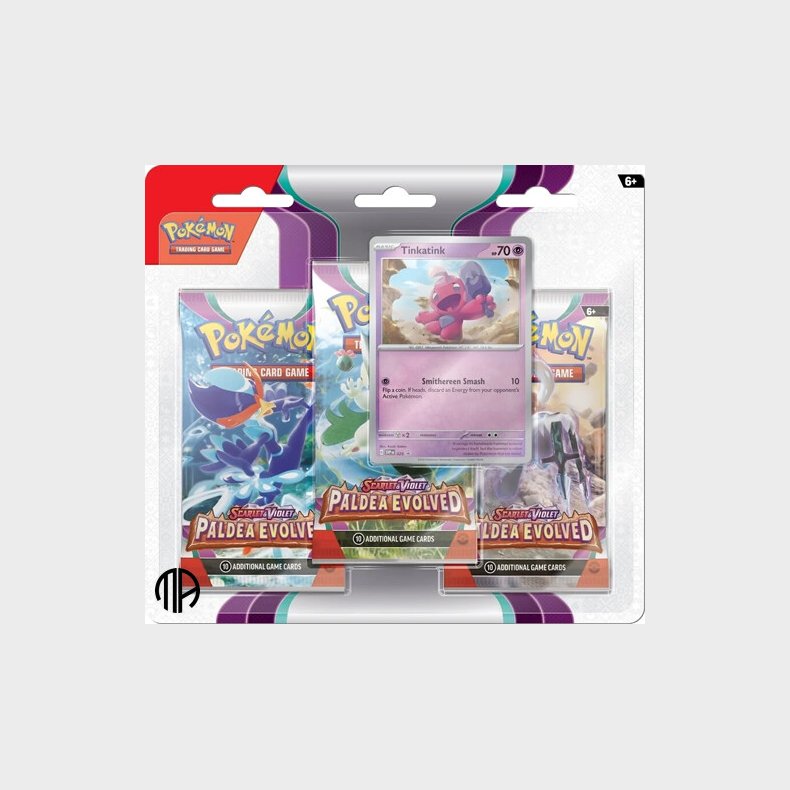 Pok&eacute;mon Kort - Scarlet And Violet - Paldea Evolved - 3-pak