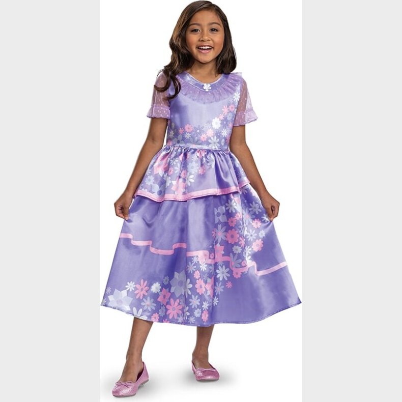 Encanto - Isabela Kjole Kostume Udkldning - Disney - 104 Cm