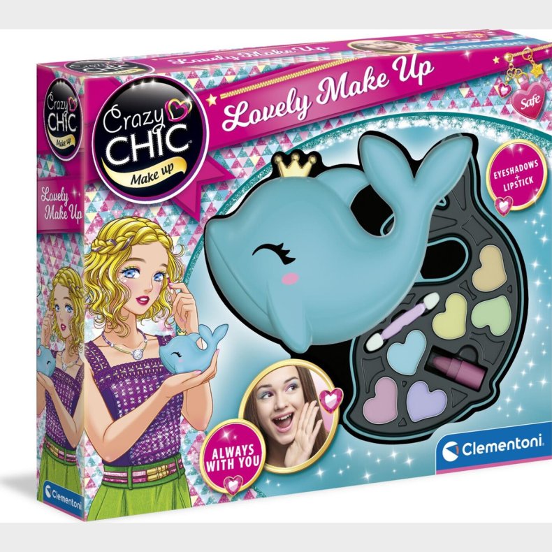 Crazy Chic - Makeup Til Brn - Delfin - Clementoni