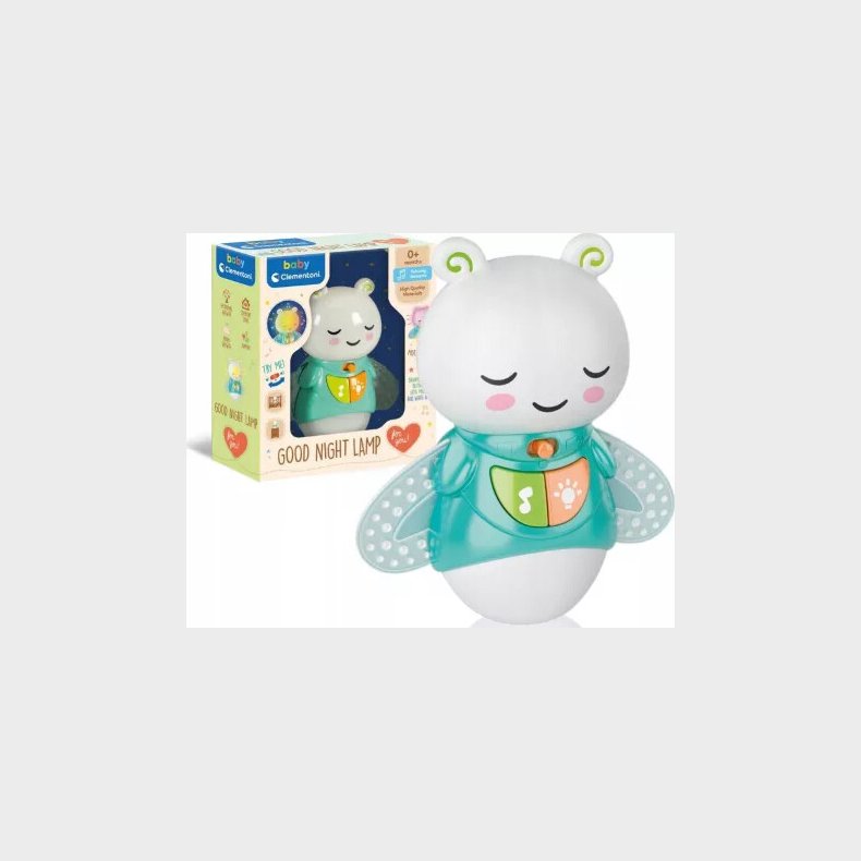 Baby Clementoni - Good Night Lamp - Natlampe Med Lyd Og Lys