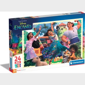 Disney Puslespil - Encanto - Maxi Color - Clementoni - 24 Brikker