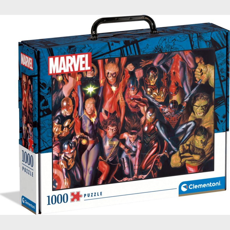 Clementoni Puslespil - Marvel - 1000 Brikker