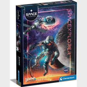 Clementoni Puslespil - Nasa - Space Collection - 1000 Brikker