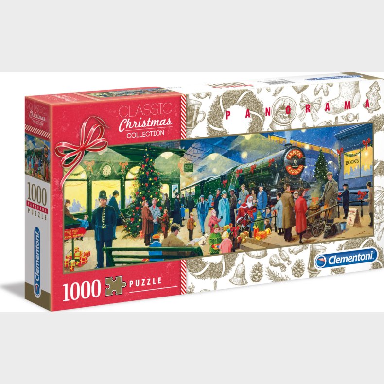 Clementoni Puslespil - Jul - Christmas Collection - 1000 Brikker