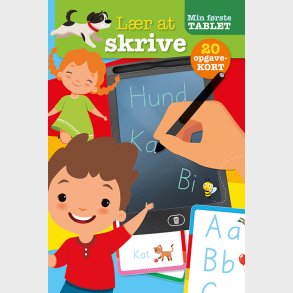 Min Frste Tablet - Til Brn - Lr At Skrive - Med 20 Opgavekort