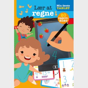Min Frste Tablet - Til Brn - Lr At Regne - Med 20 Opgavekort