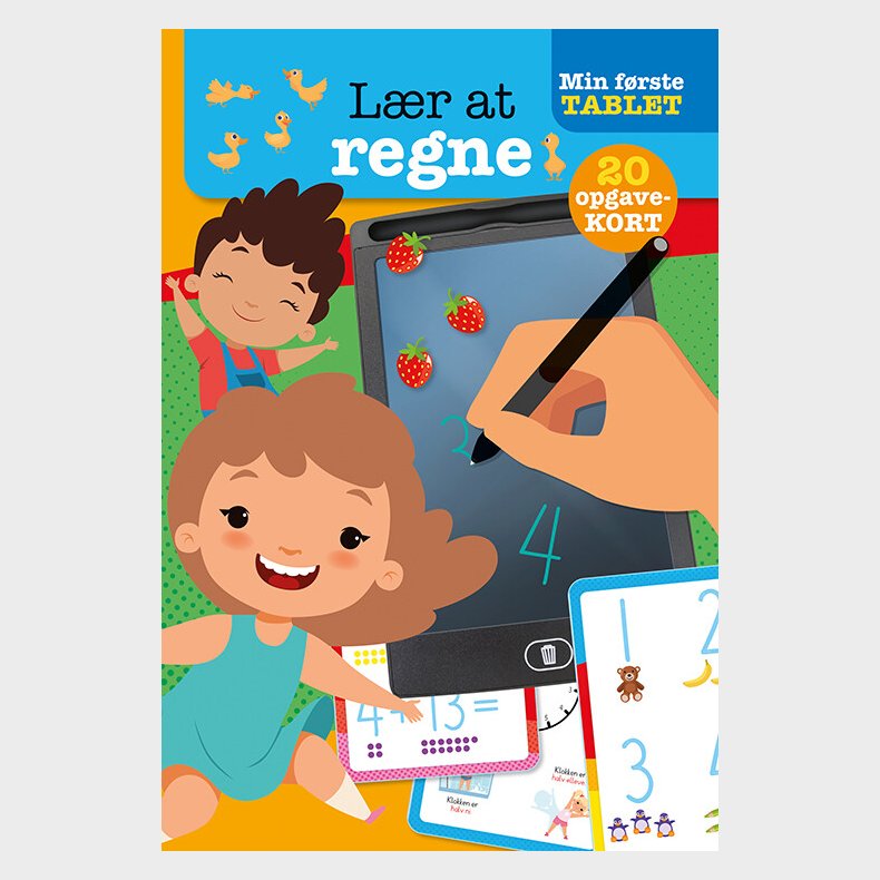 Min Frste Tablet - Til Brn - Lr At Regne - Med 20 Opgavekort