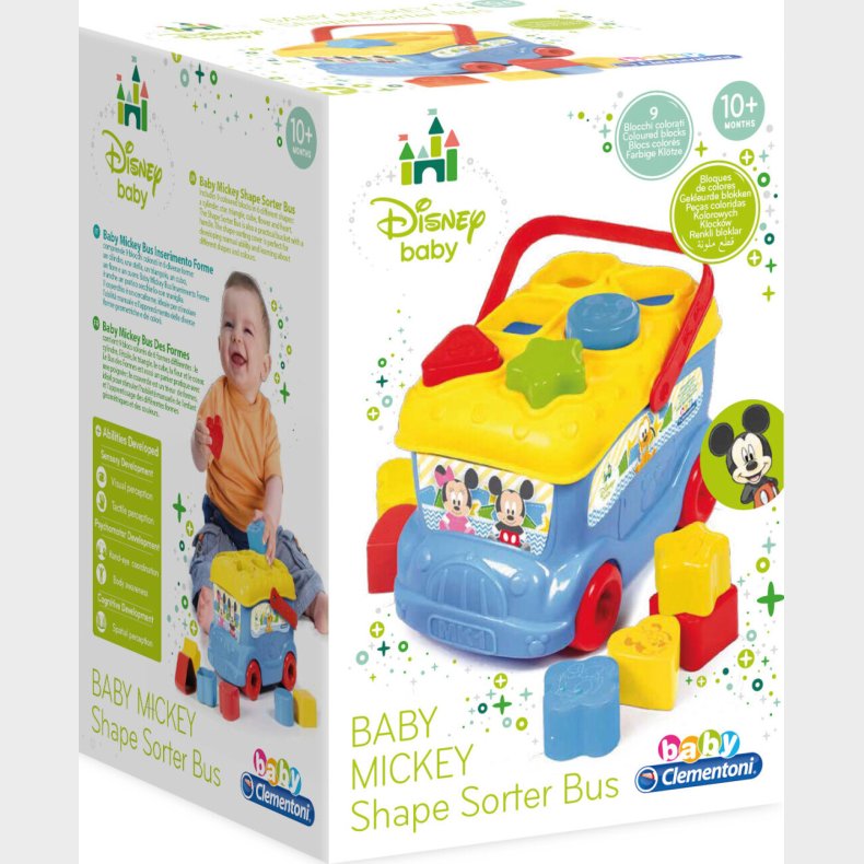 Disney Baby - Mickey Mouse Bus Puttekasse - Baby Clementoni