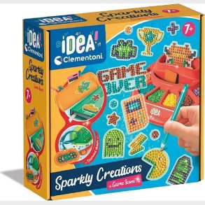 Clementoni - Sparkly Creations Diamond Painting - Game Icons