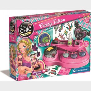 Tatoveringer Til Brn - Crazy Tattoo - Crazy Chic - Clementoni