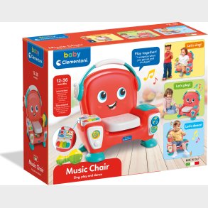 Musik Stol - Aktivitetslegetj Med Spil Og Musik - Baby Clementoni